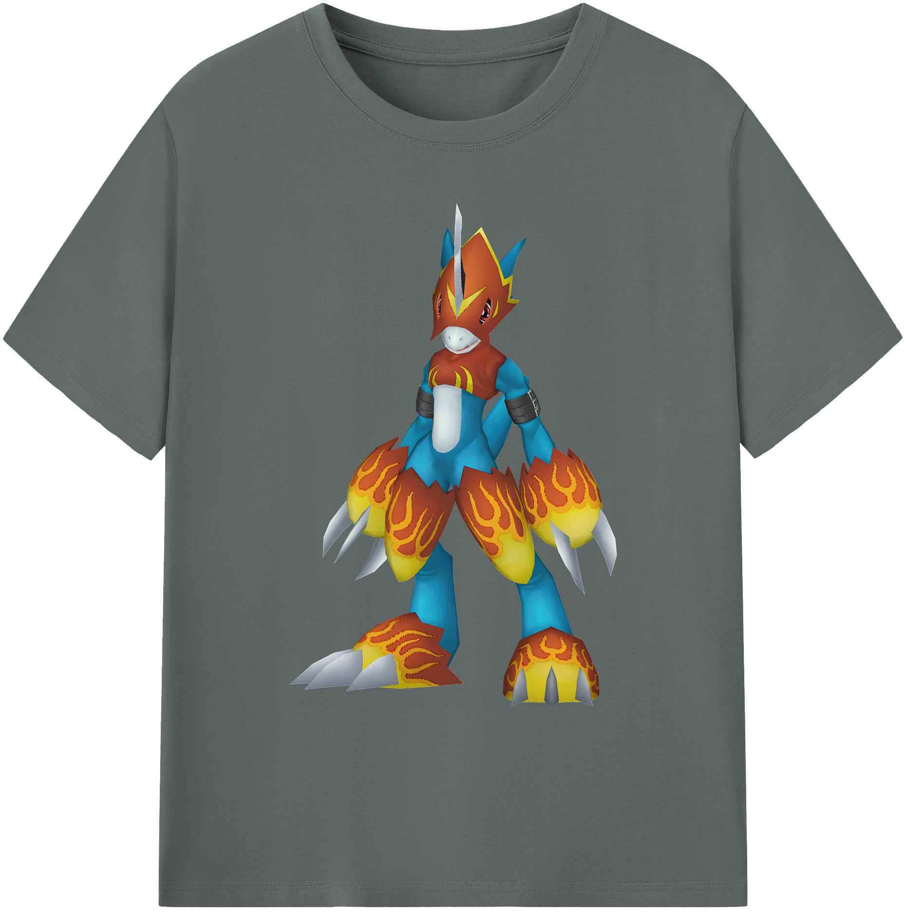 （画像用） Digimon デジタルモンスター/デジモン 綿100％ メンズ半袖Tシャツ｜肌触りやわらか＆通気性